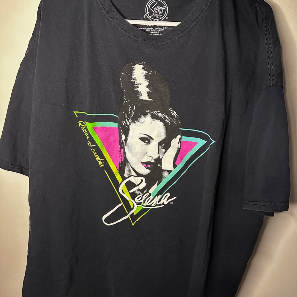 Selena Black Graphic Tee